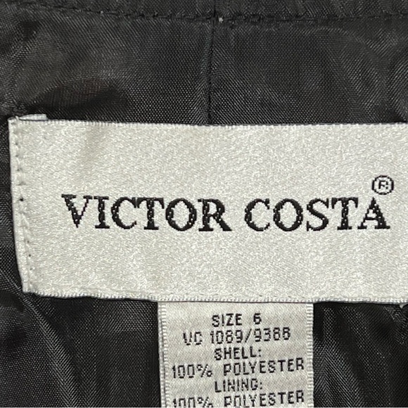 VICTOR COSTA WOMEN'S FULL ZIP NOTCH LAPEL PAISLEY PRINT‎ WOMEN'S JACKET - Picture 9 of 9